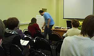 Первый мастер-класс по WEB 2.0, социальным сетям и изучению php был проведен для учителей г.Москвы